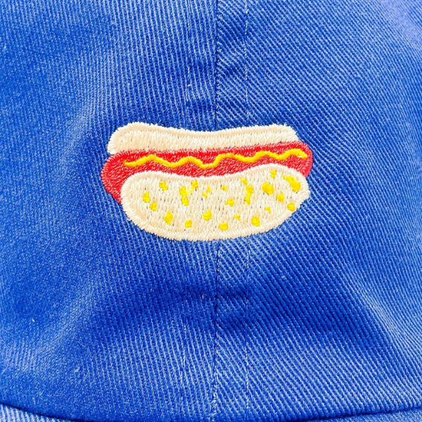 Royal Blue Hot Dog Embroidered Hat