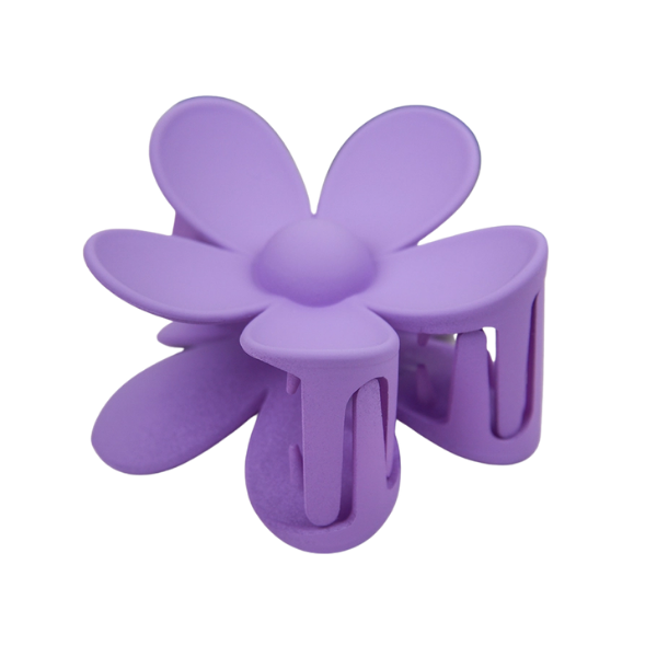 Matte Flower Claw Clip