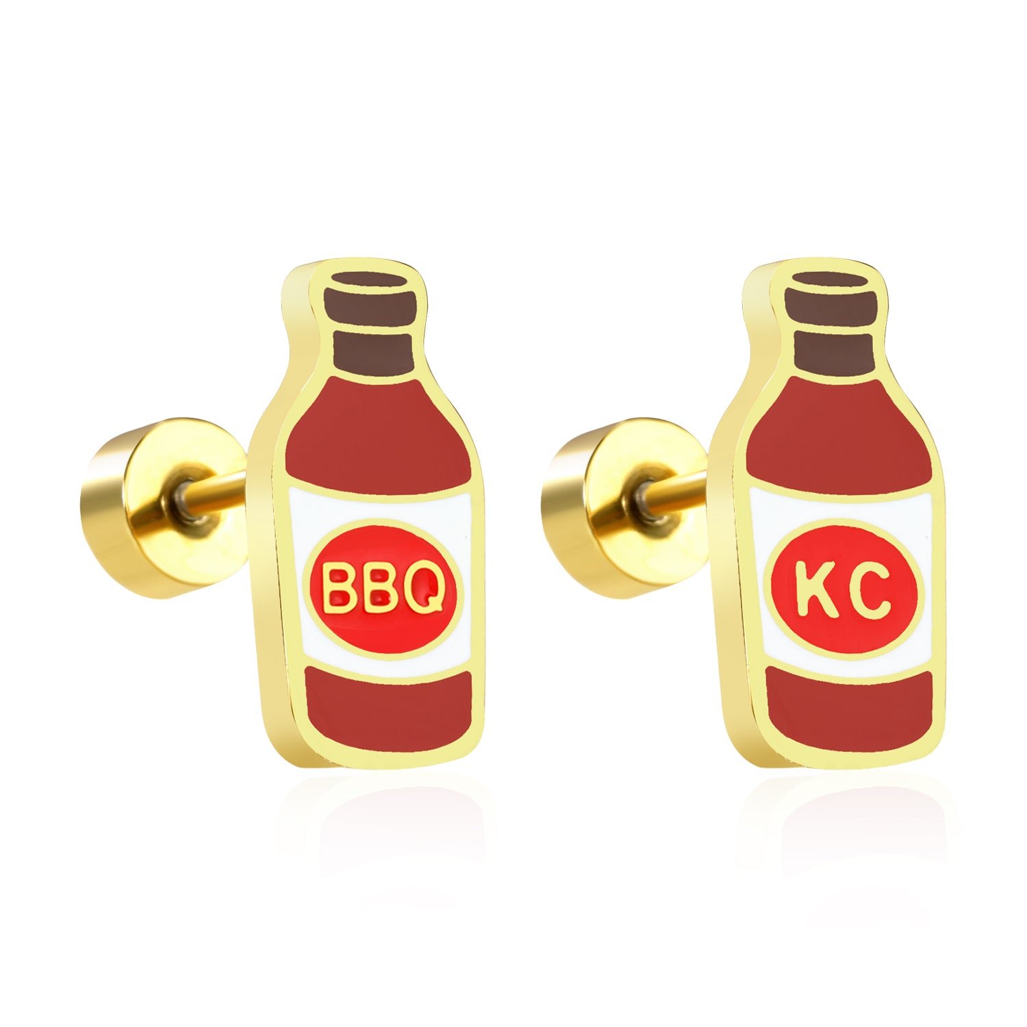 Kansas City BBQ Stud Earrings