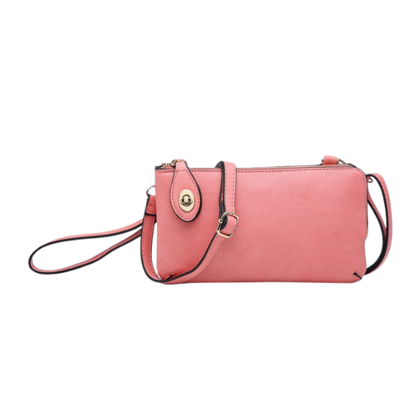 Crossbody/Wristlet w/Twist-Lock Bag