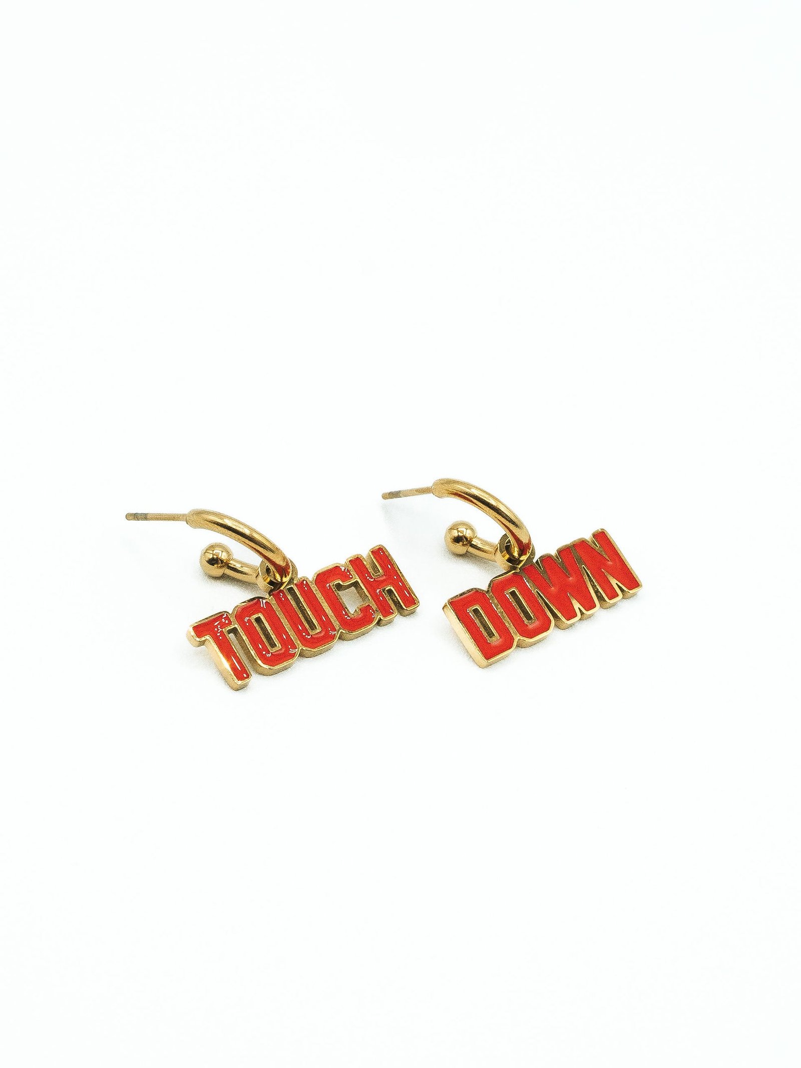 Kansas City Touchdown Huggie Hoop Earrings