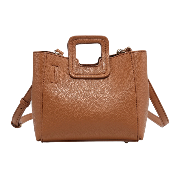 Satchel/Crossbody Bag w/ Square Handle