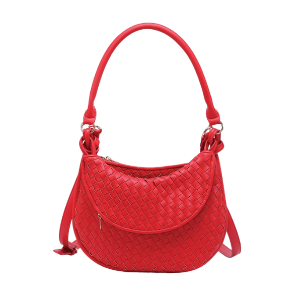 Kaylor Woven Crossbody Bag w/ Pouch
