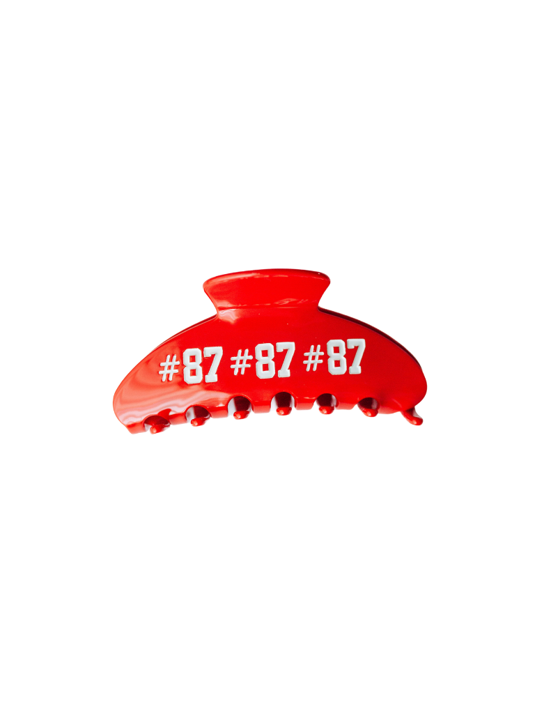 Red #87 Claw Clip