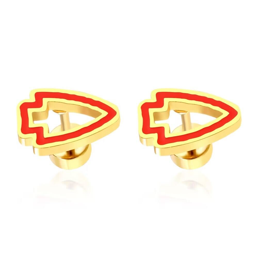 Kansas City Arrowhead Studs Earrings