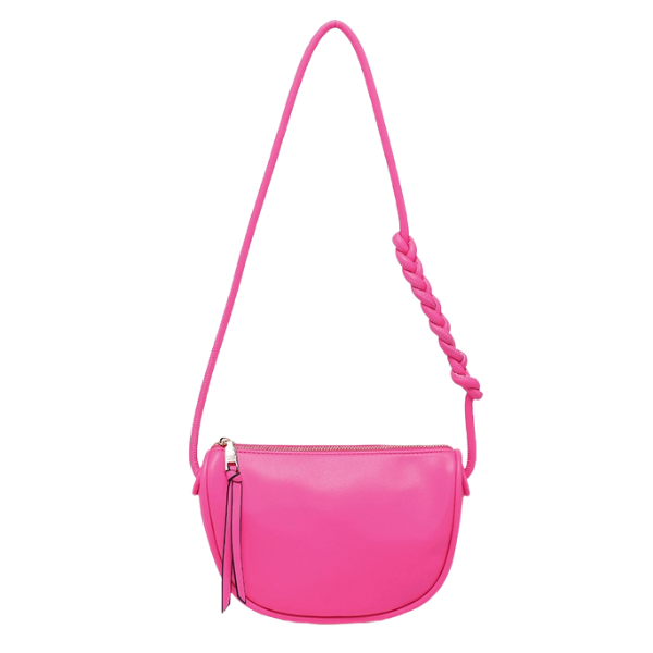 Annaka Shaped Crossbody w/Knotted Strap