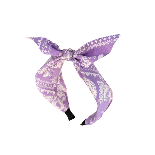 Paisley Bow Headband