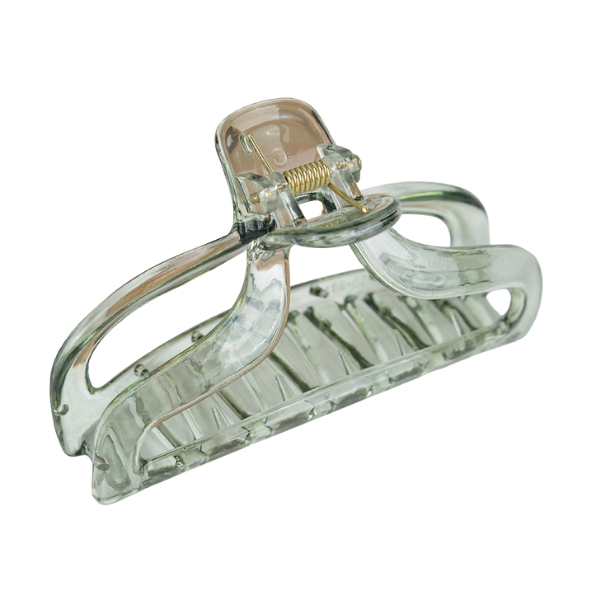 Jelly Rectangle Transparent Claw Clip