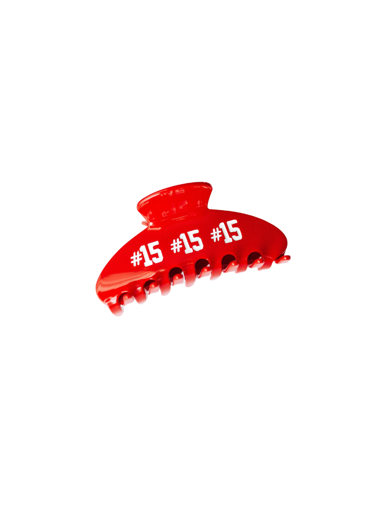Red #15 Claw Clip