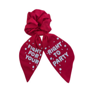 Kansas City 'Fight For Your Right' Beaded Scrunchie