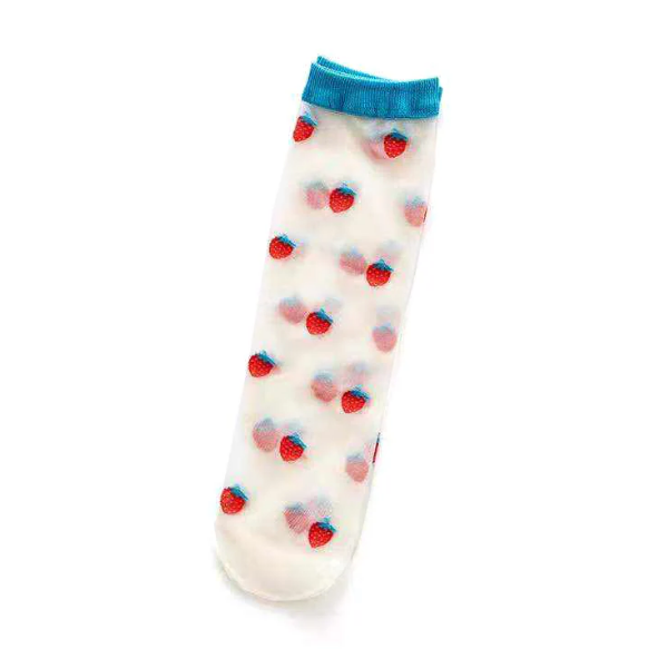 Sheer Fruit Socks