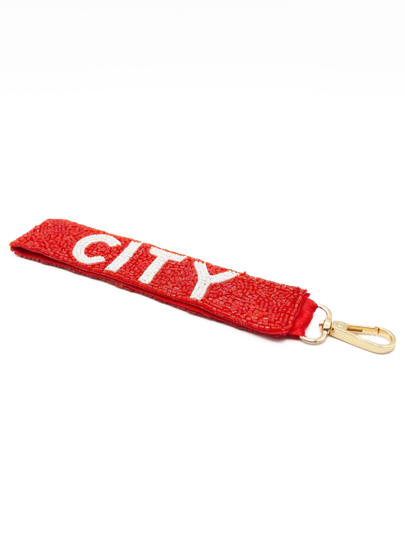 Beaded Kansas City Key Chain