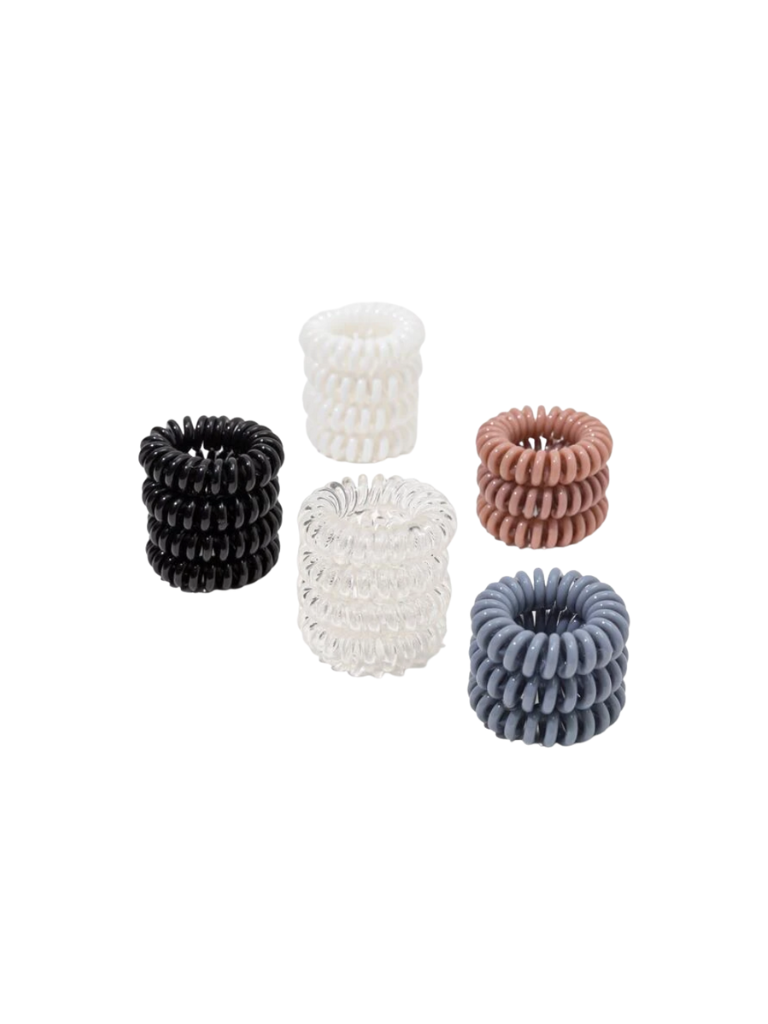 5 Color Pack Spiral Scrunchie Pack