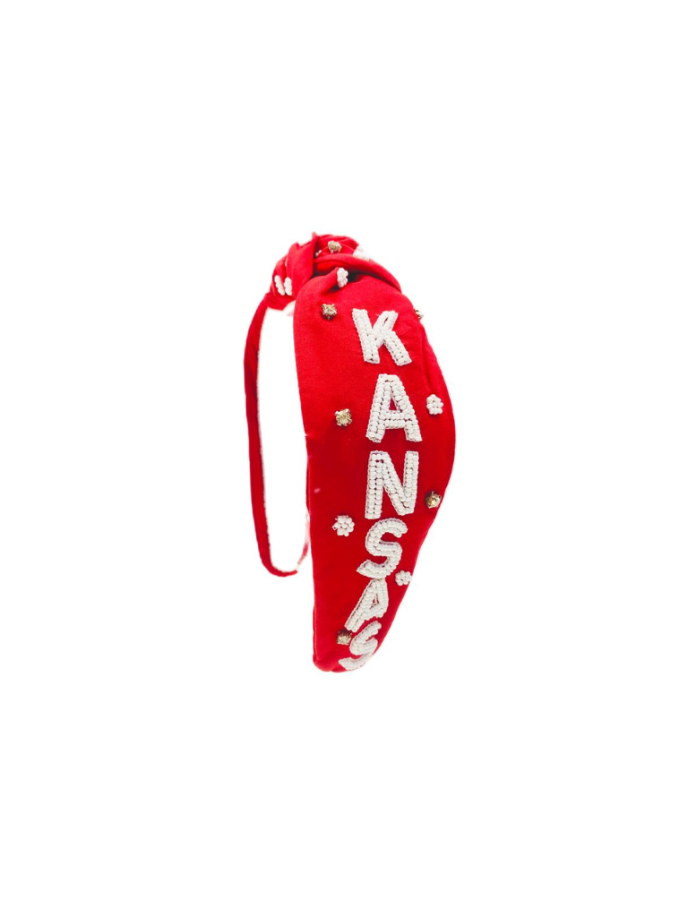 Beaded Kansas City Chiefs Headband