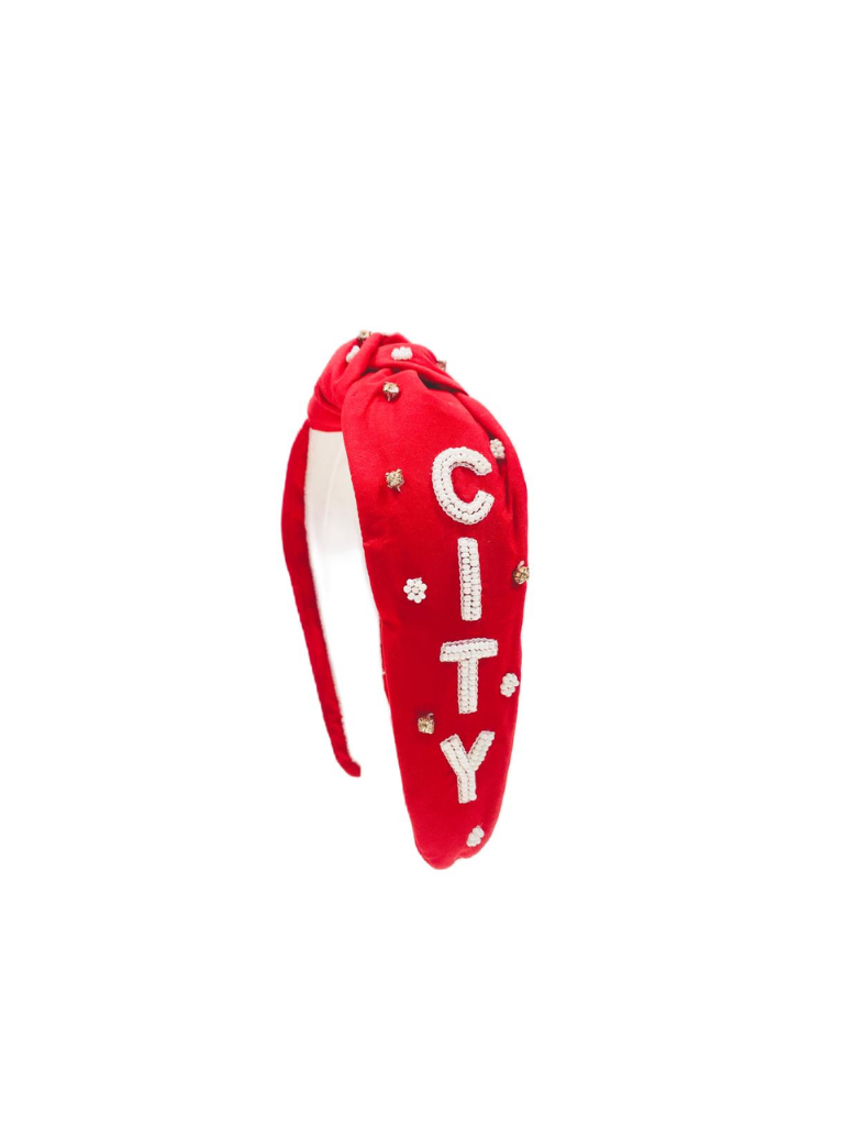 Beaded Kansas City Chiefs Headband